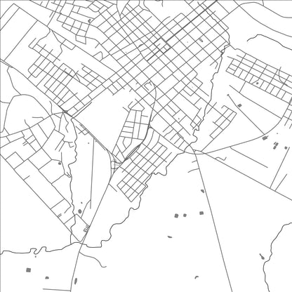 ROAD MAP OF PARAGUARI, PARAGUAY BY MAPBAKES