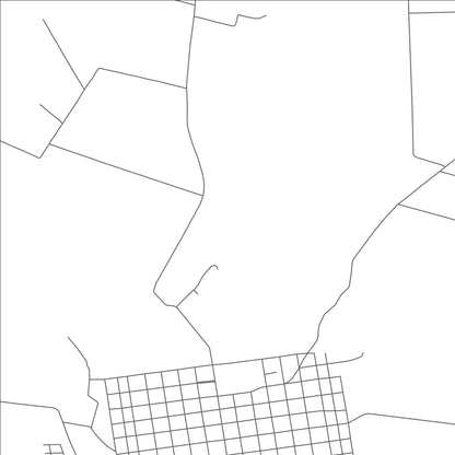 ROAD MAP OF SANTA ROSA, PARAGUAY BY MAPBAKES