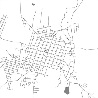 ROAD MAP OF TOBATI, PARAGUAY BY MAPBAKES