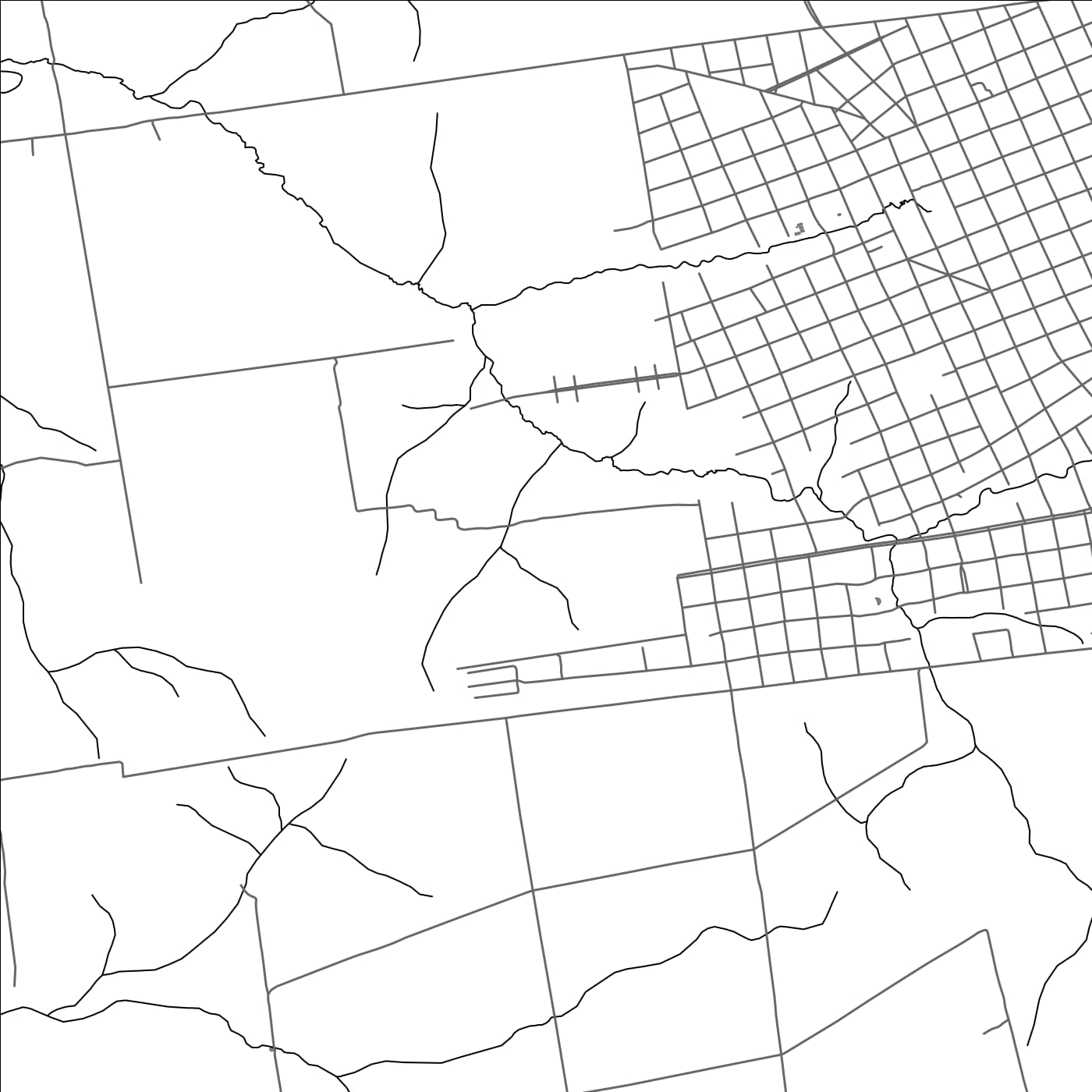 ROAD MAP OF VILLA CURUGUATY, PARAGUAY BY MAPBAKES