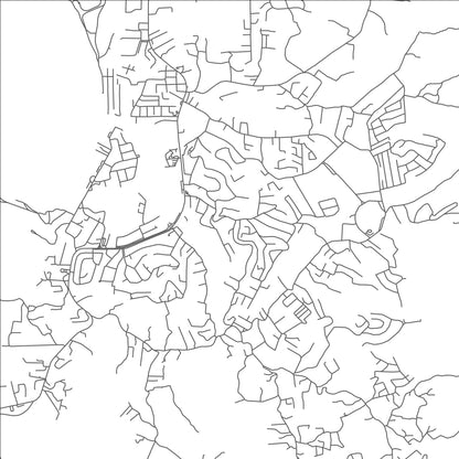 ROAD MAP OF BONNE TERRE, SAINT LUCIA BY MAPBAKES