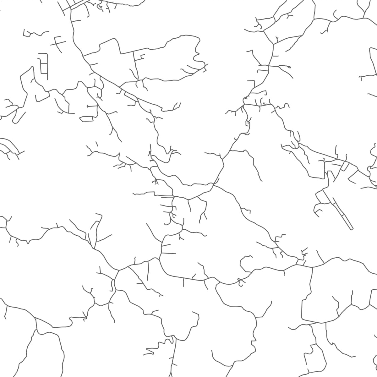ROAD MAP OF CABICHE, SAINT LUCIA BY MAPBAKES