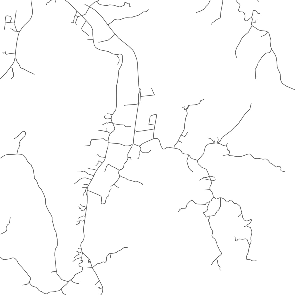 ROAD MAP OF CROWN LANDS, SAINT LUCIA BY MAPBAKES