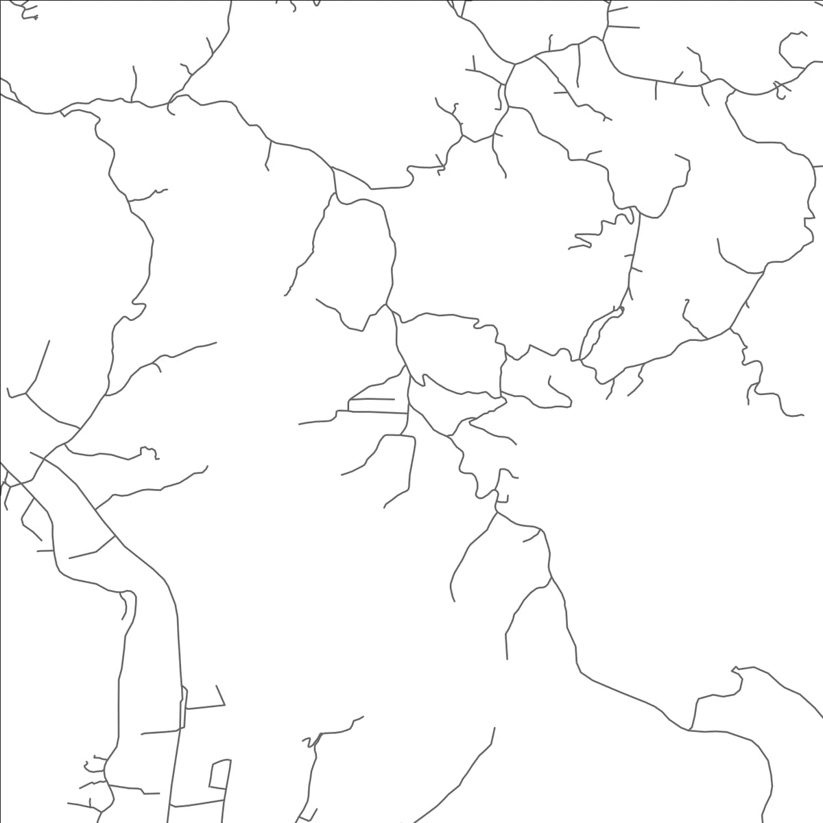 ROAD MAP OF FORESTIÈRE, SAINT LUCIA BY MAPBAKES