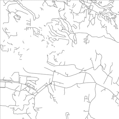 ROAD MAP OF INCOMMODE, SAINT LUCIA BY MAPBAKES