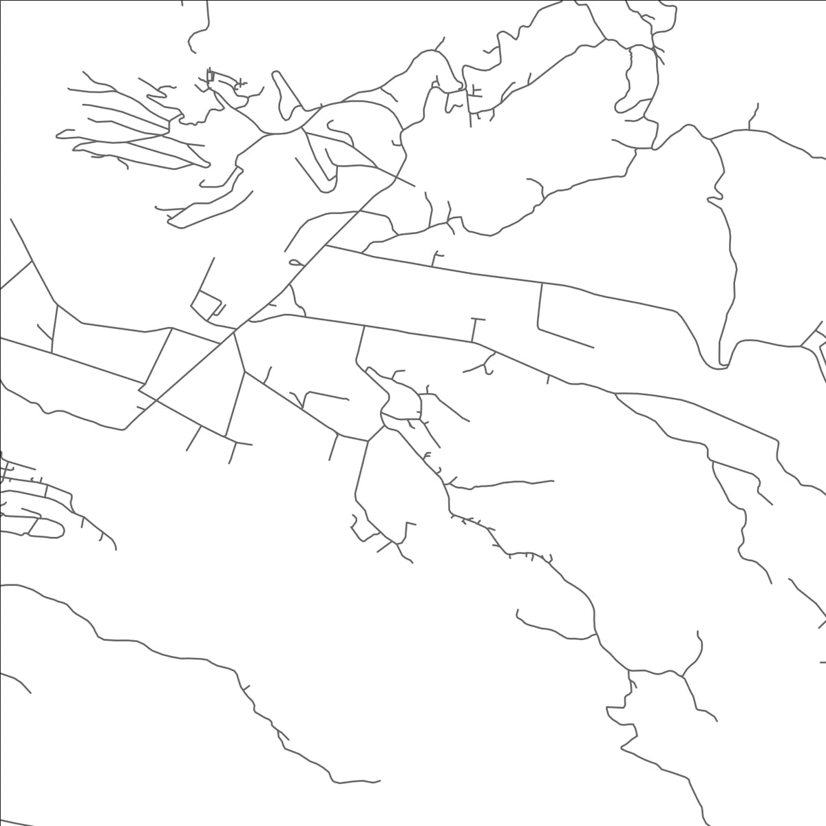 ROAD MAP OF JACMEL, SAINT LUCIA BY MAPBAKES