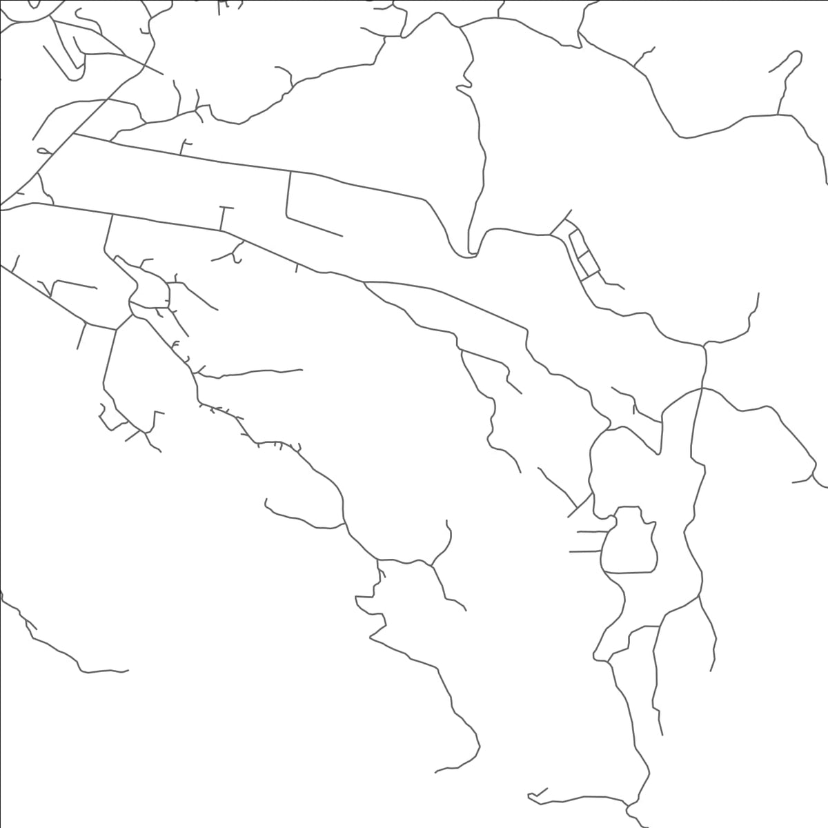 ROAD MAP OF MORNE CISEAUX, SAINT LUCIA BY MAPBAKES
