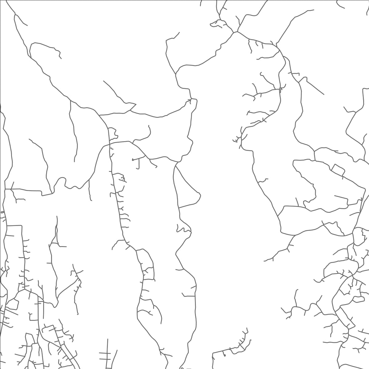 ROAD MAP OF PLUT, SAINT LUCIA BY MAPBAKES