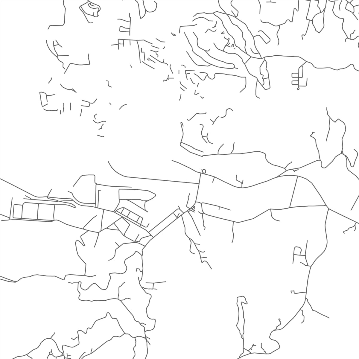 ROAD MAP OF SOUCIS, SAINT LUCIA BY MAPBAKES