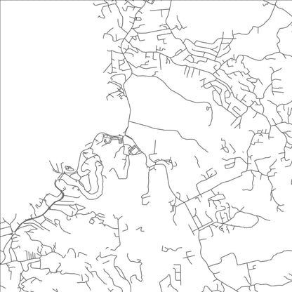 ROAD MAP OF UNION, SAINT LUCIA BY MAPBAKES