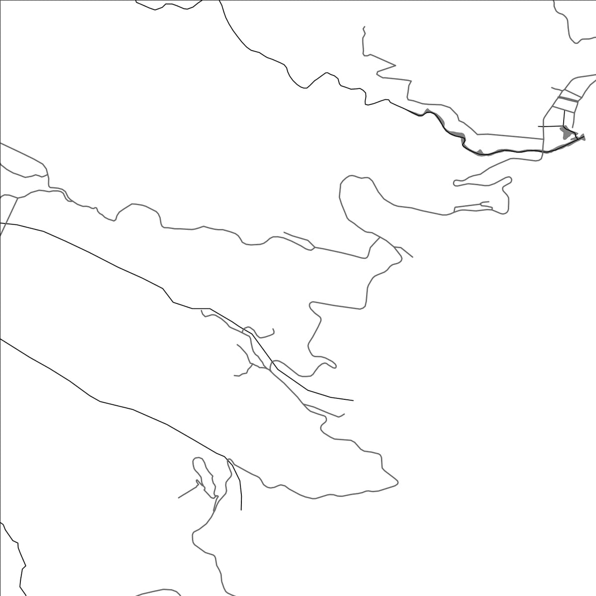 ROAD MAP OF COLÓNIA AÇOREANA, SAO TOME AND PRINCIPE BY MAPBAKES