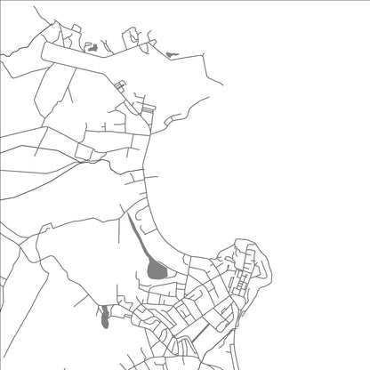ROAD MAP OF NAZARÉ, SAO TOME AND PRINCIPE BY MAPBAKES