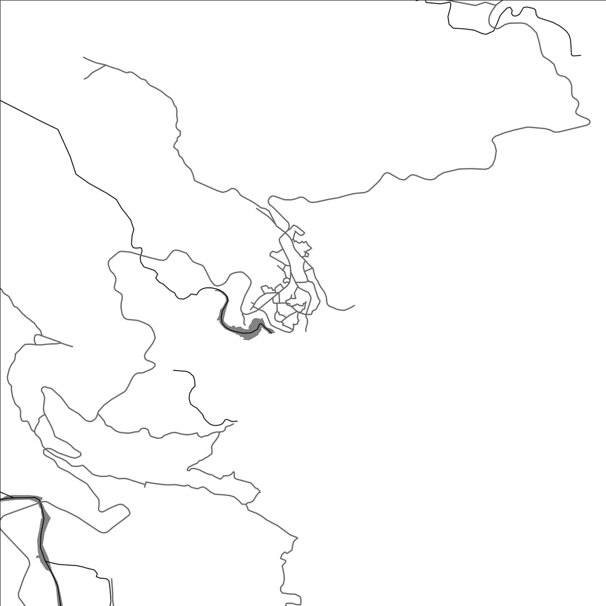 ROAD MAP OF SÃO JOÃO DOS ANGOLARES, SAO TOME AND PRINCIPE BY MAPBAKES