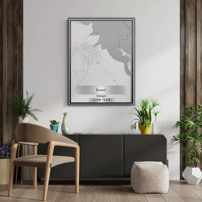 ROAD MAP OF KANEL, SENEGAL BY MAPBAKES
