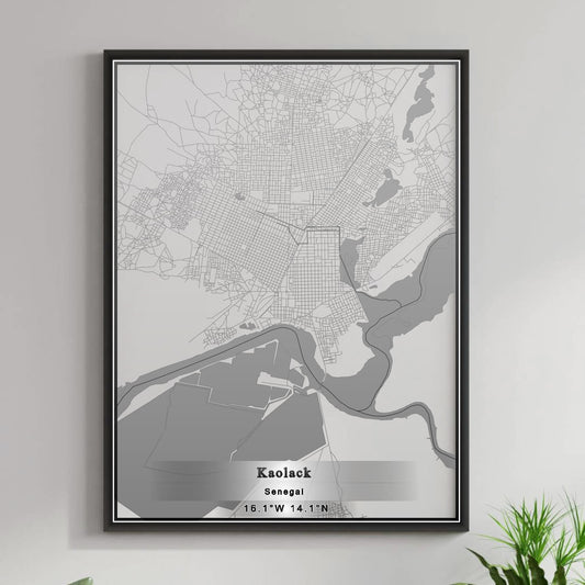 ROAD MAP OF KAOLACK, SENEGAL BY MAPBAKES