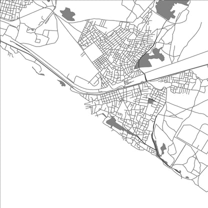 ROAD MAP OF BARGNY, SENEGAL BY MAPBAKES