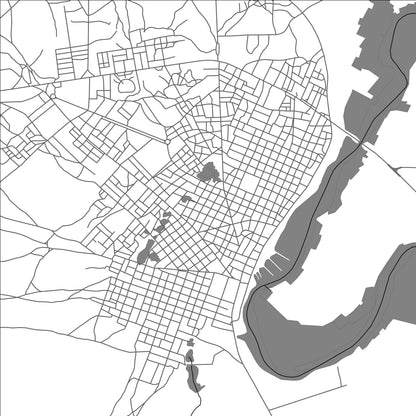 ROAD MAP OF FATICK, SENEGAL BY MAPBAKES