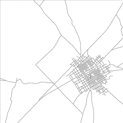 ROAD MAP OF GUEOUL, SENEGAL BY MAPBAKES
