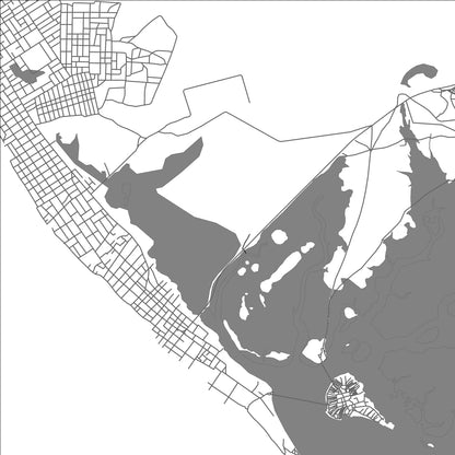 ROAD MAP OF JOAL-FADIOUT, SENEGAL BY MAPBAKES