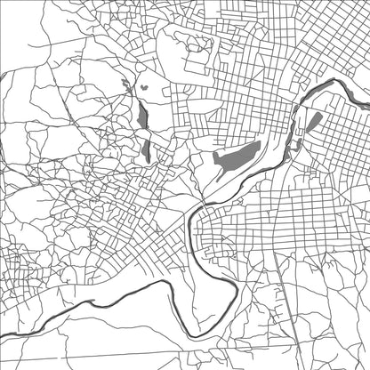 ROAD MAP OF KOLDA, SENEGAL BY MAPBAKES