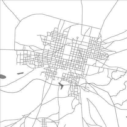 ROAD MAP OF LINGUERE, SENEGAL BY MAPBAKES