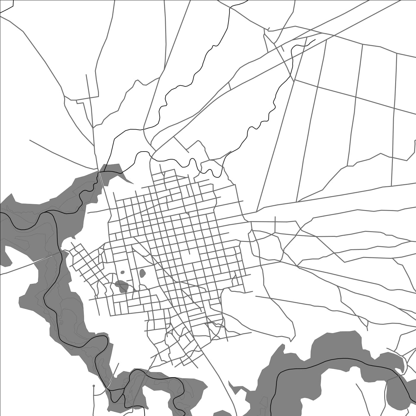 ROAD MAP OF SOKONE, SENEGAL BY MAPBAKES