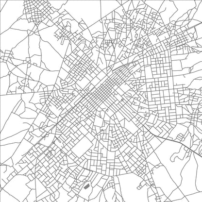 ROAD MAP OF TIVAOUANE, SENEGAL BY MAPBAKES