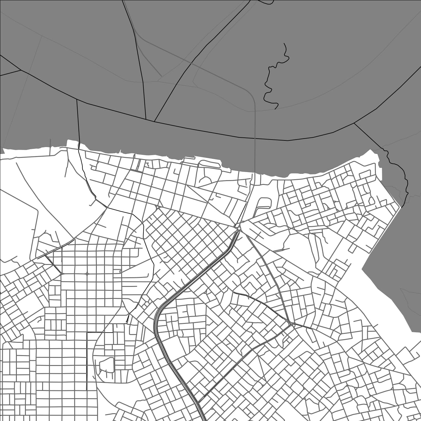 ROAD MAP OF ZIGUINCHOR, SENEGAL BY MAPBAKES