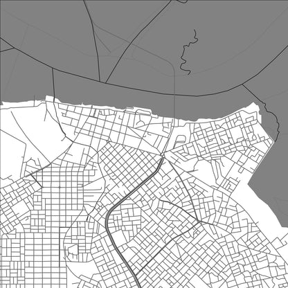 ROAD MAP OF ZIGUINCHOR, SENEGAL BY MAPBAKES