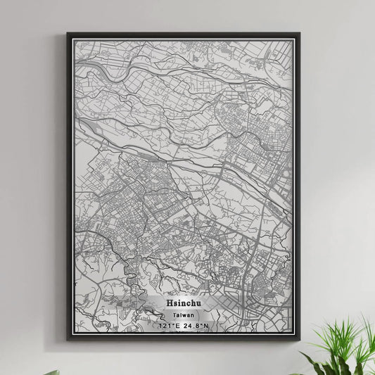 ROAD MAP OF HSINCHU, TAIWAN BY MAPBAKES