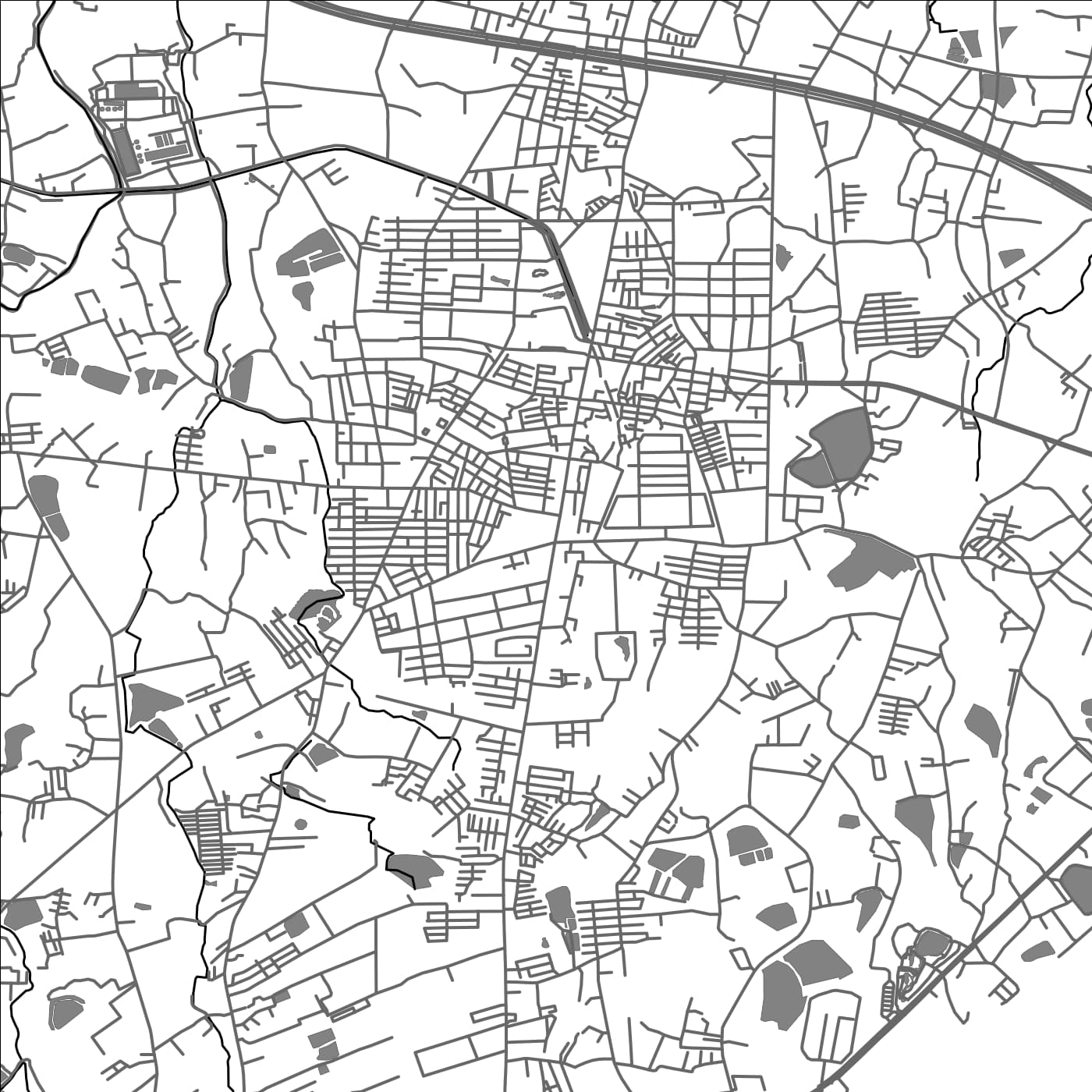 ROAD MAP OF BADE, TAIWAN BY MAPBAKES