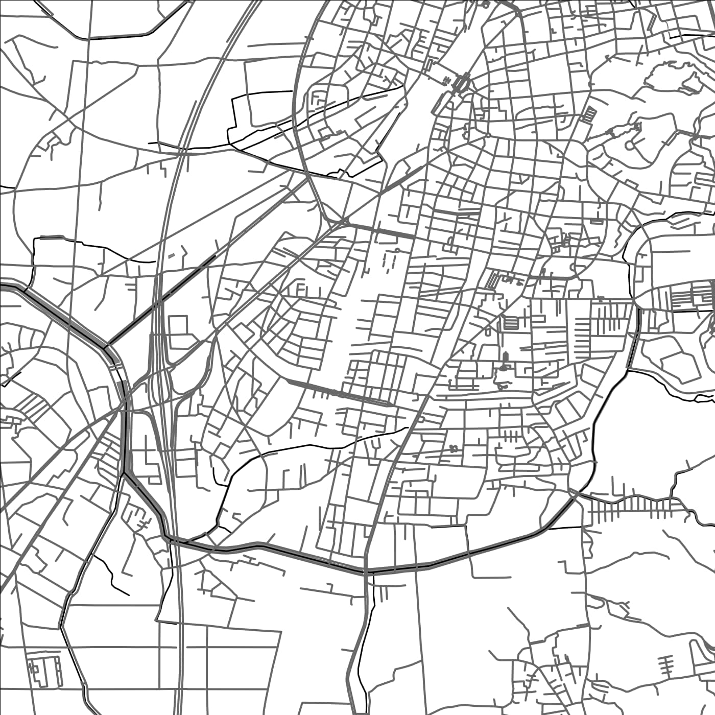 ROAD MAP OF CHANGHUA, TAIWAN BY MAPBAKES