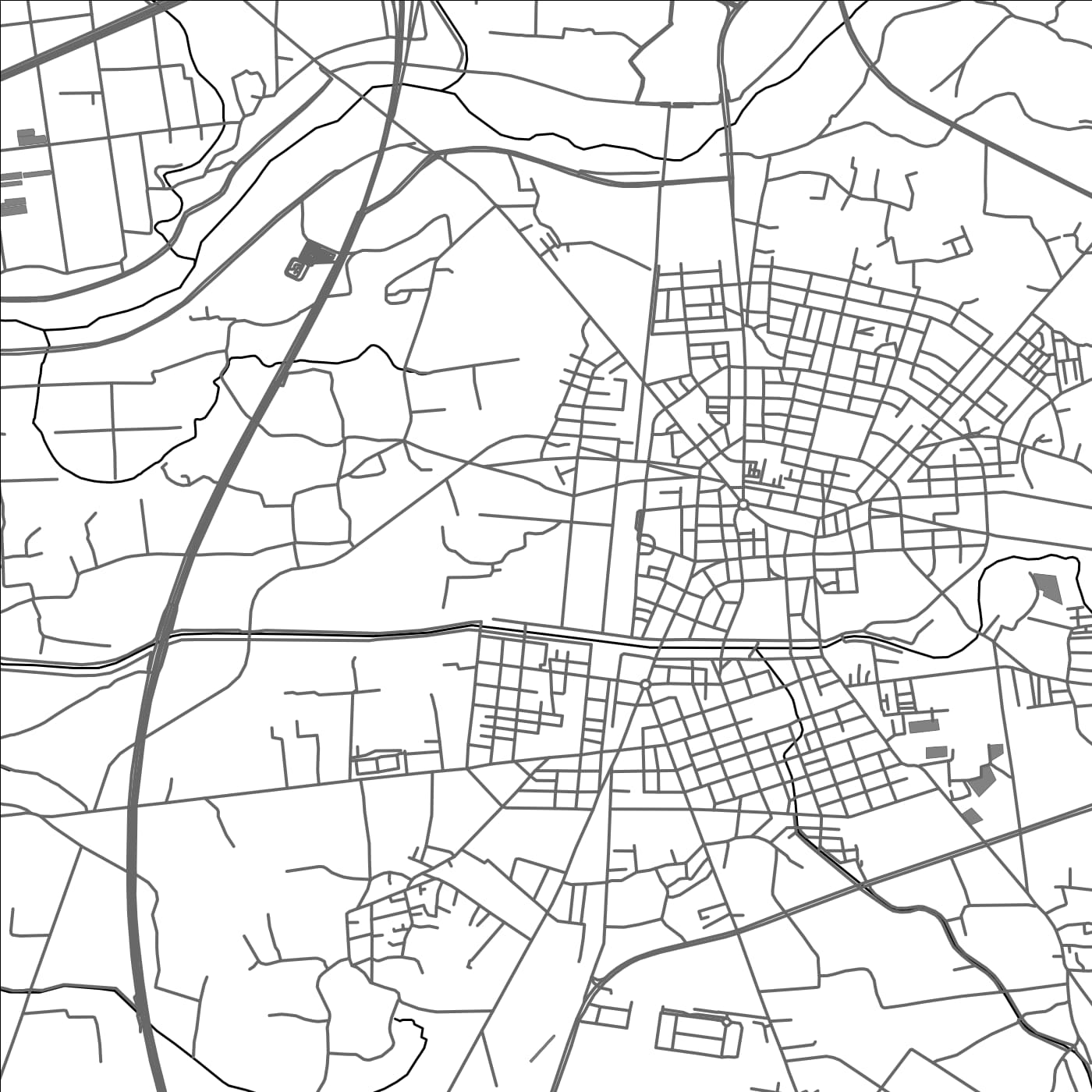 ROAD MAP OF CHAOZHOU, TAIWAN BY MAPBAKES