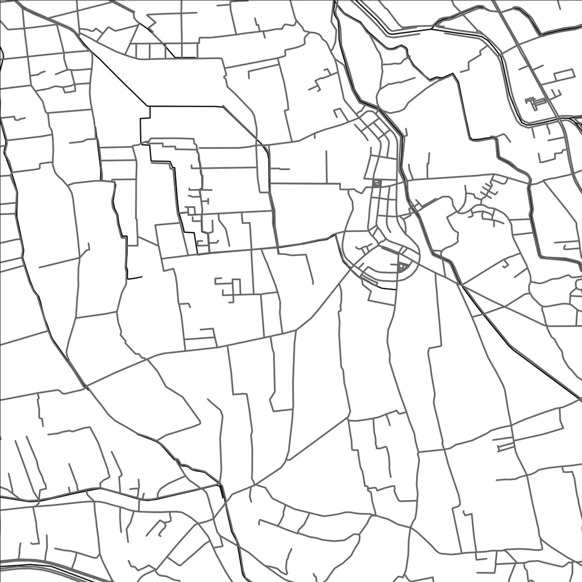ROAD MAP OF DACUN, TAIWAN BY MAPBAKES