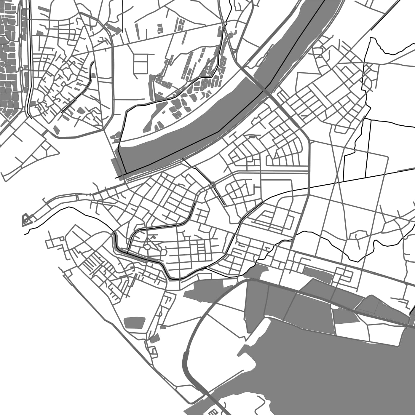 ROAD MAP OF DONGGANG, TAIWAN BY MAPBAKES