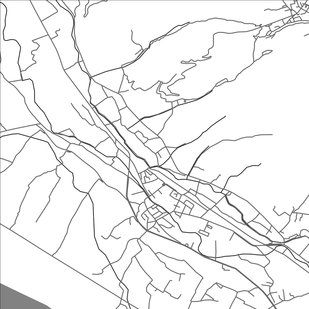 ROAD MAP OF ERSHUI, TAIWAN BY MAPBAKES
