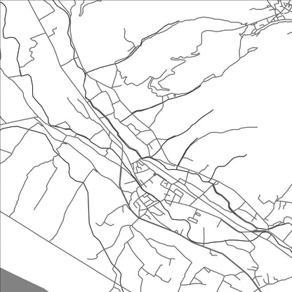 ROAD MAP OF ERSHUI, TAIWAN BY MAPBAKES