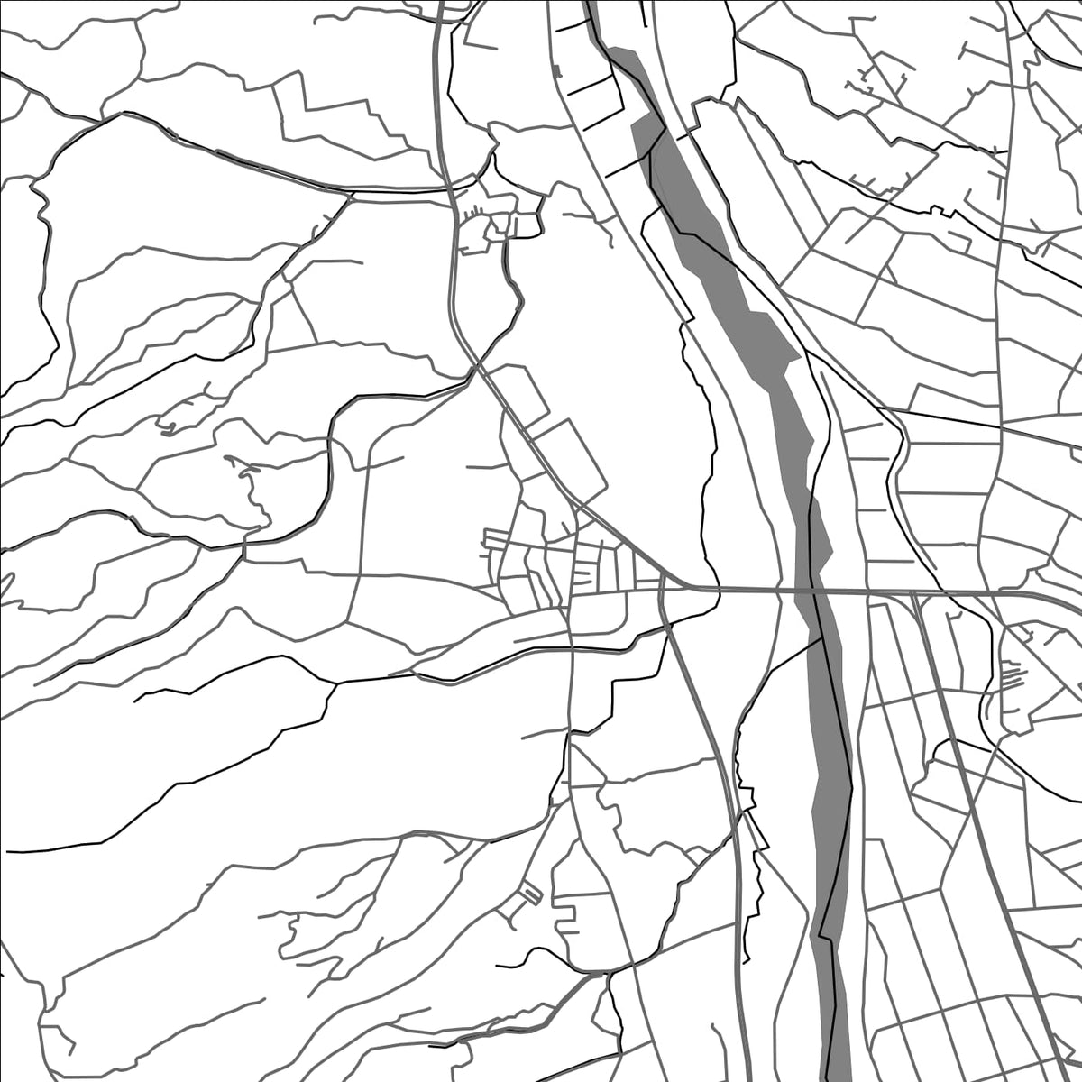 ROAD MAP OF FENYUAN, TAIWAN BY MAPBAKES