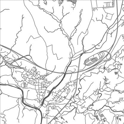 ROAD MAP OF GUANXI, TAIWAN BY MAPBAKES