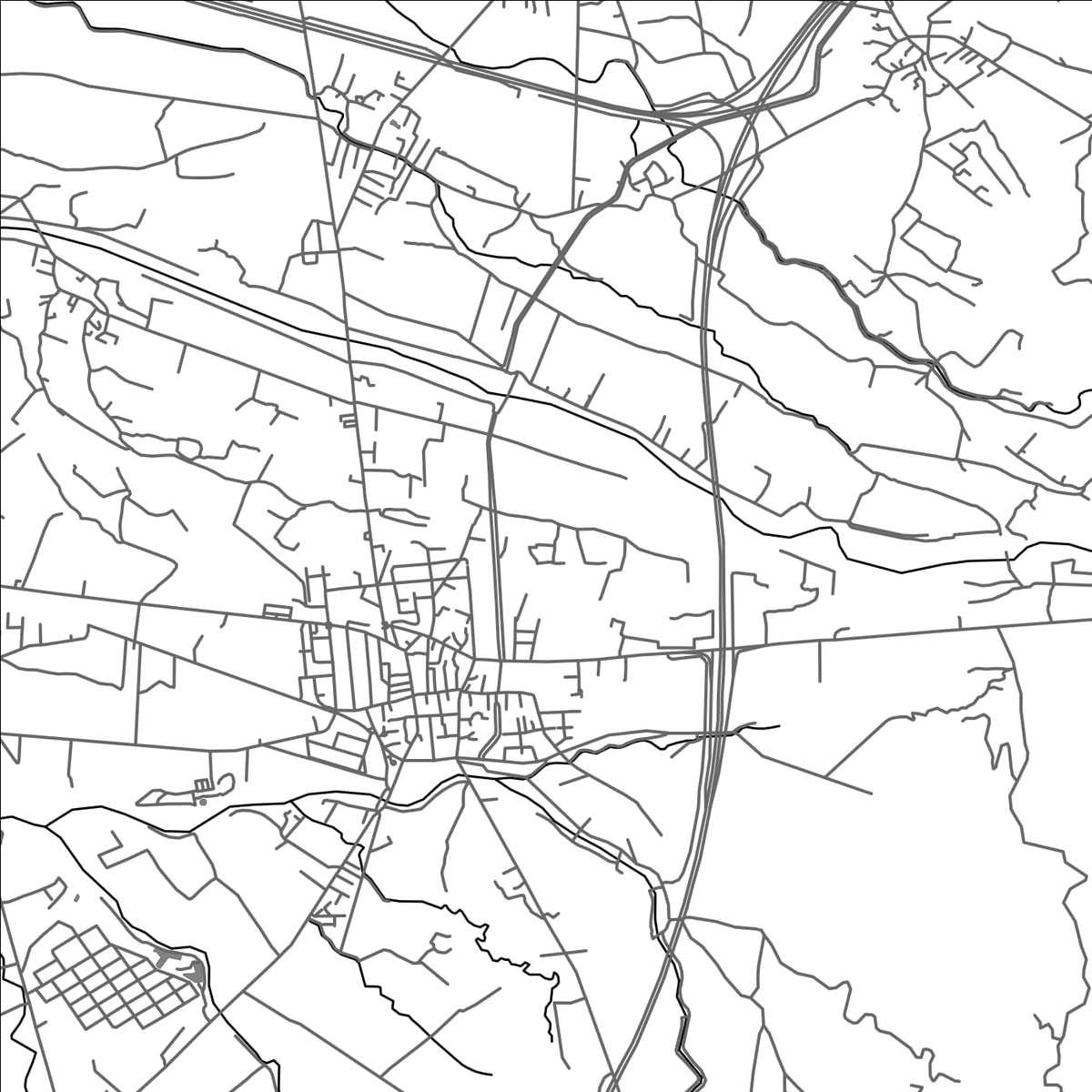 ROAD MAP OF GUKENG, TAIWAN BY MAPBAKES