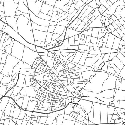 ROAD MAP OF HEMEI, TAIWAN BY MAPBAKES