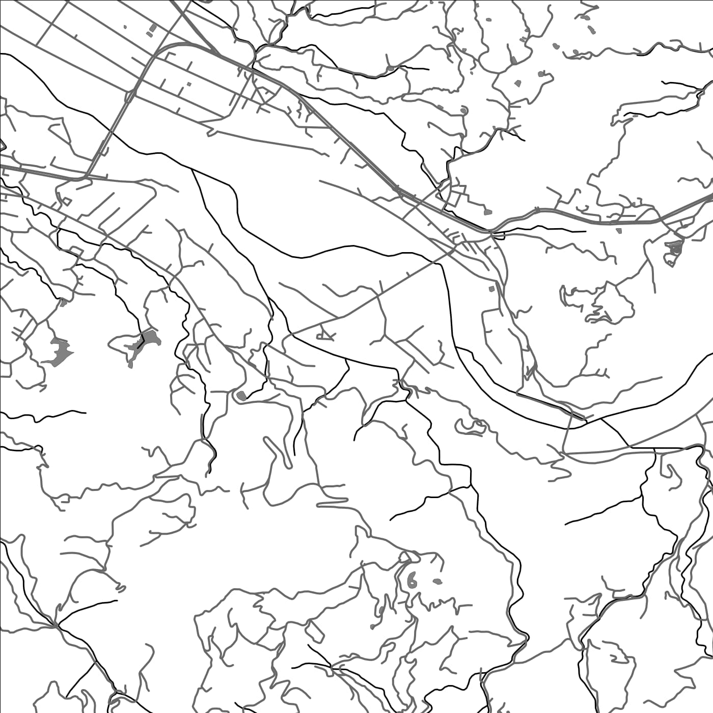 ROAD MAP OF HENGSHAN, TAIWAN BY MAPBAKES