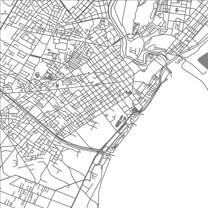 ROAD MAP OF HUALIEN, TAIWAN BY MAPBAKES