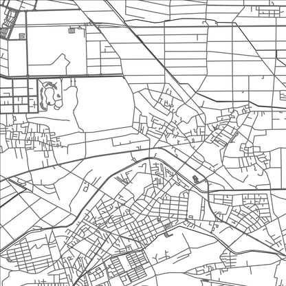 ROAD MAP OF HUWEI, TAIWAN BY MAPBAKES
