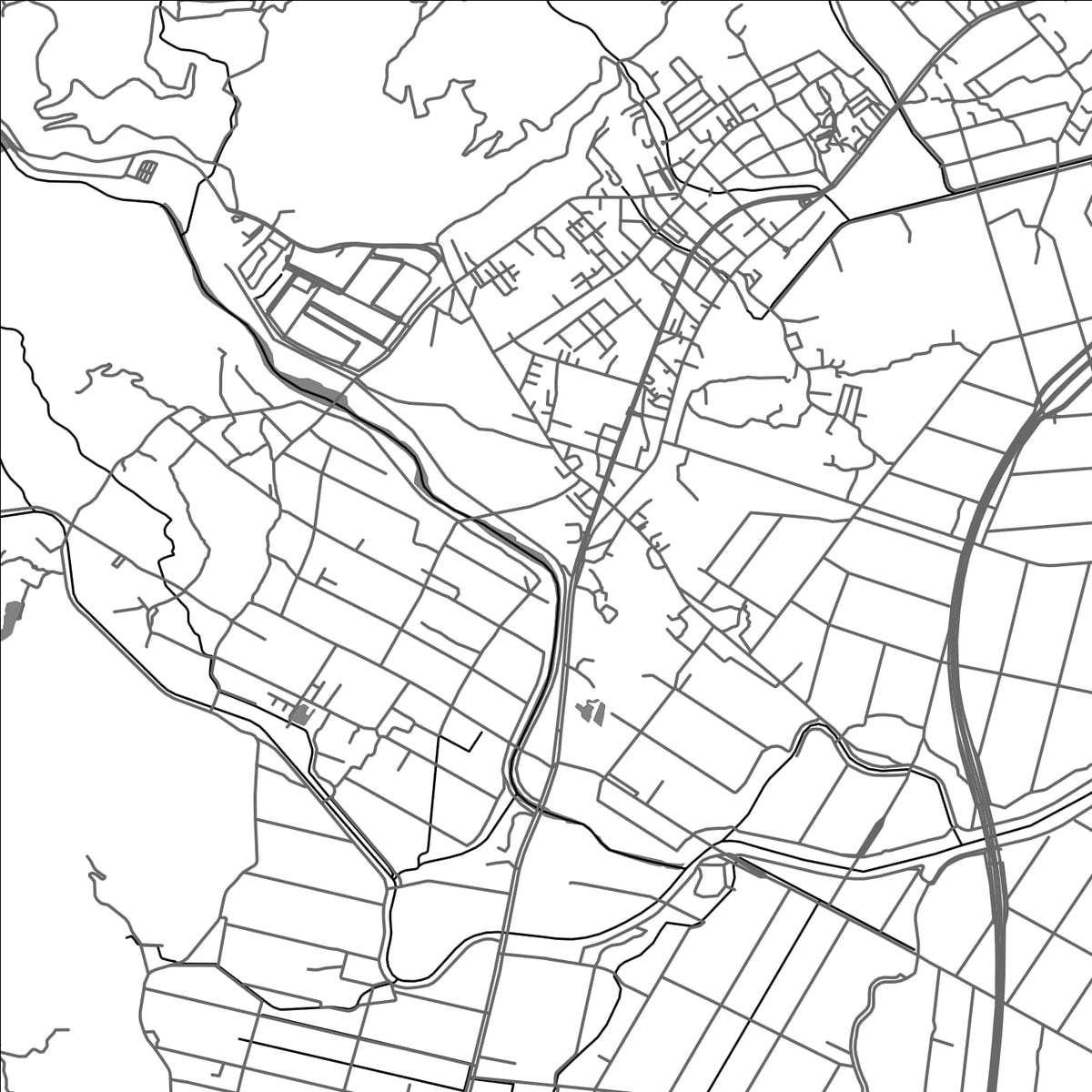 ROAD MAP OF JIAOXI, TAIWAN BY MAPBAKES