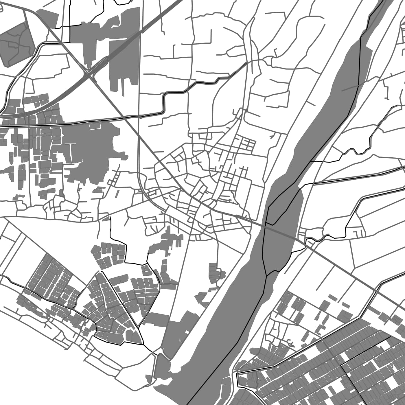 ROAD MAP OF LINBIAN, TAIWAN BY MAPBAKES