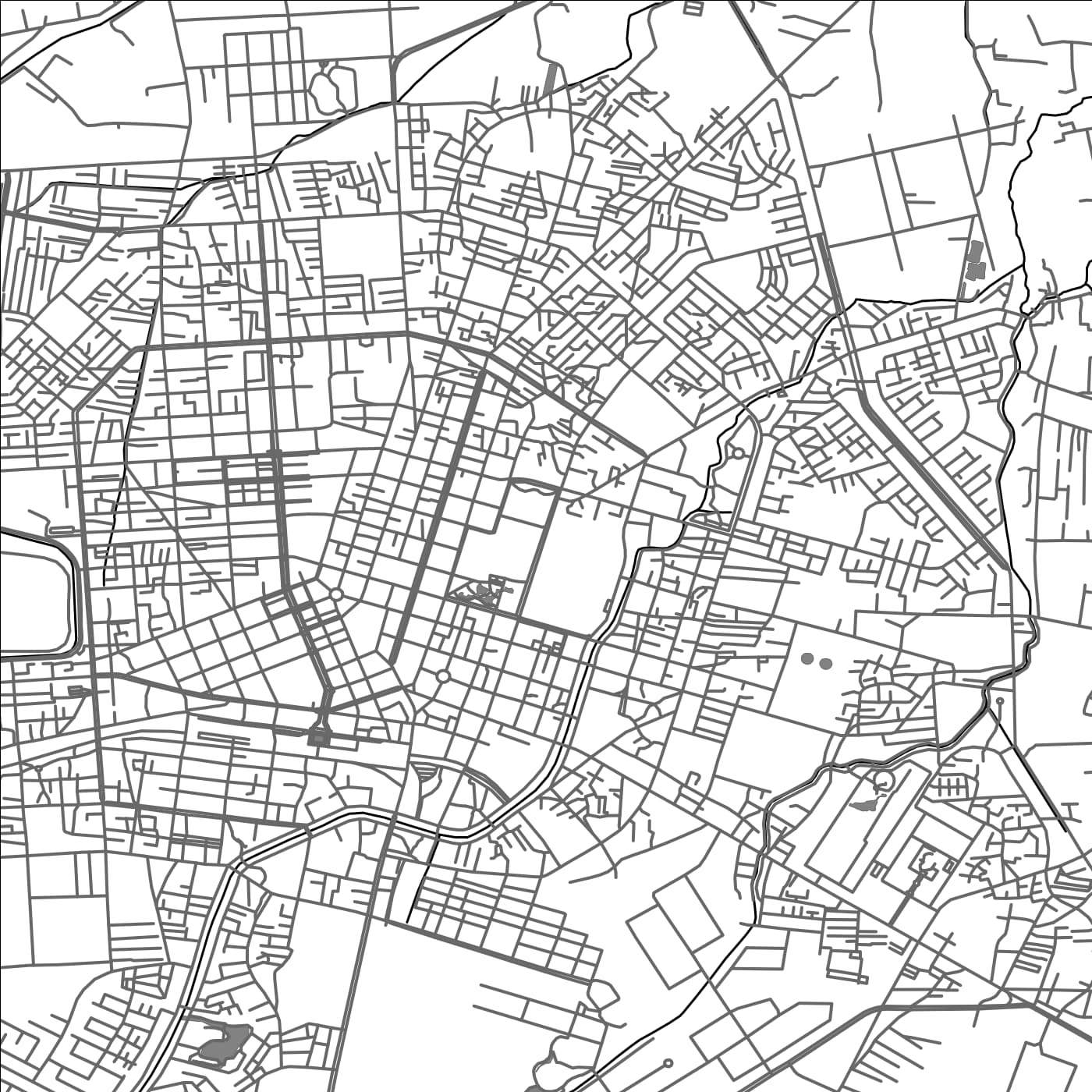 ROAD MAP OF PINGTUNG, TAIWAN BY MAPBAKES