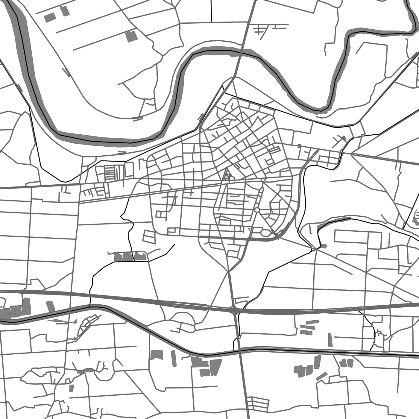 ROAD MAP OF POZI, TAIWAN BY MAPBAKES