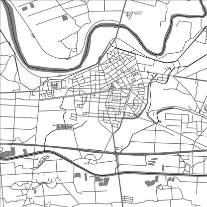 ROAD MAP OF POZI, TAIWAN BY MAPBAKES