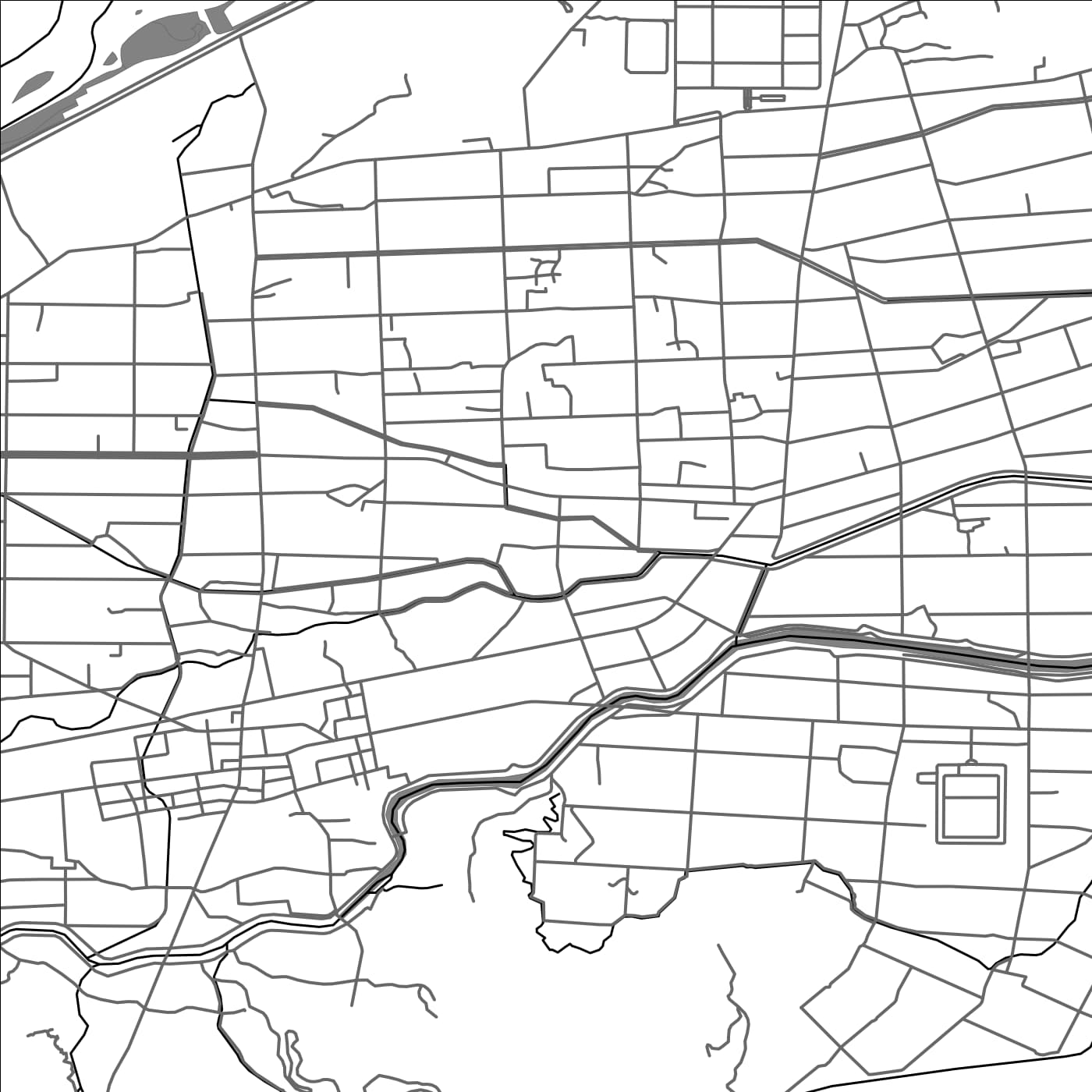 ROAD MAP OF SANXING, TAIWAN BY MAPBAKES